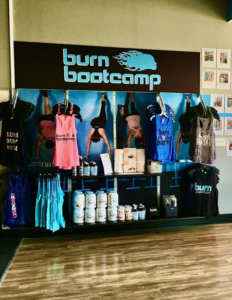 Burn Bootcamp Shop Display