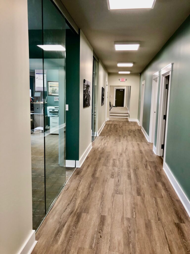 Commercial Office Hallway Renovation